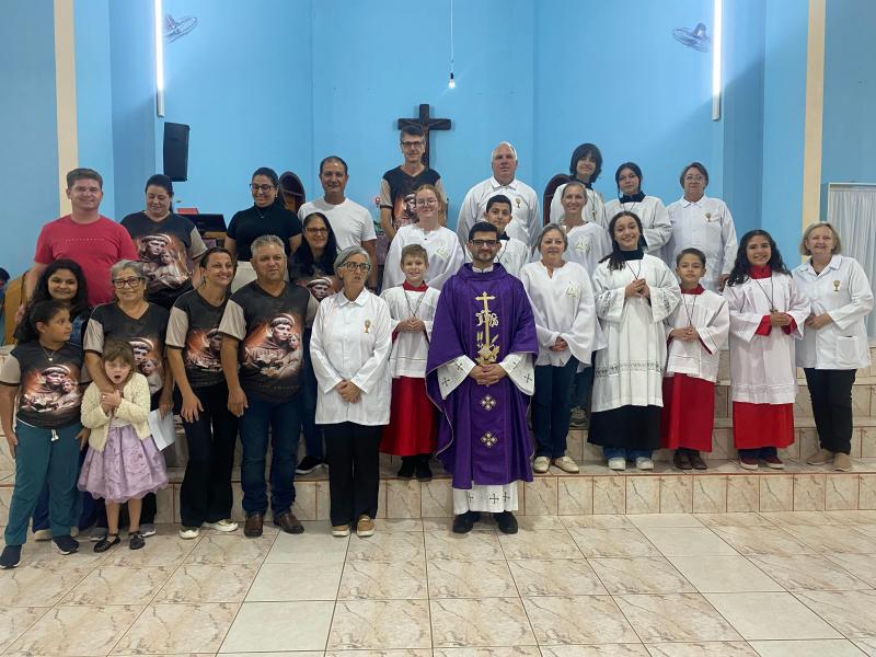 Bairro Cristo Rei de Laranjeiras do Sul celebra SÃ£o JosÃ© com Missa Solene 