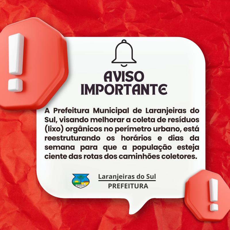 LS: Confira as novas rotas da coleta do lixo orgÃ¢nico