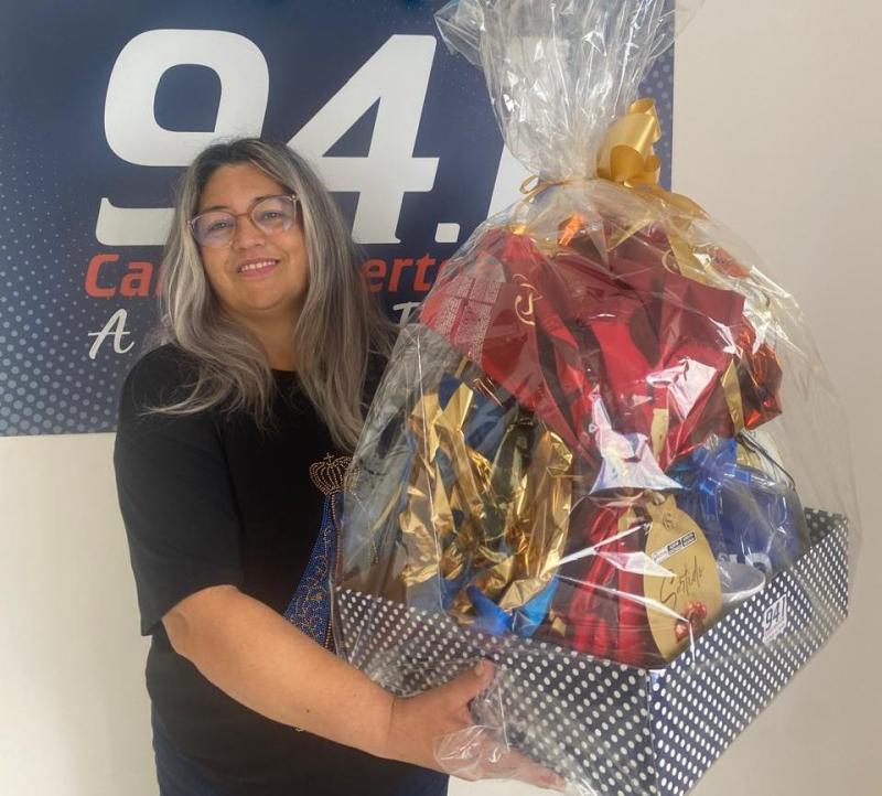 Zeni Ribeiro Ã© a ganhadora da cesta da promoÃ§Ã£o da Campo Aberto