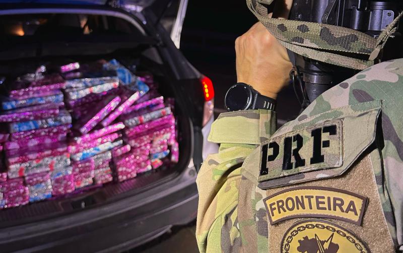 Ibema: PRF apreende quase meia tonelada de maconha na BR 277
