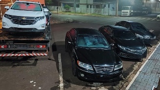 N. Laranjeiras: Quadrilha especializada em roubos a cargas ilÃ­citas Ã© interceptada na BR-277