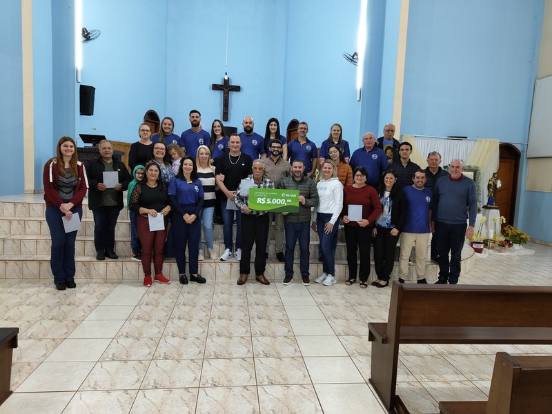 COCAE e Sicredi apresentam o resultado da 1ª Quermesse Nossa Senhora do Perpétuo Socorro