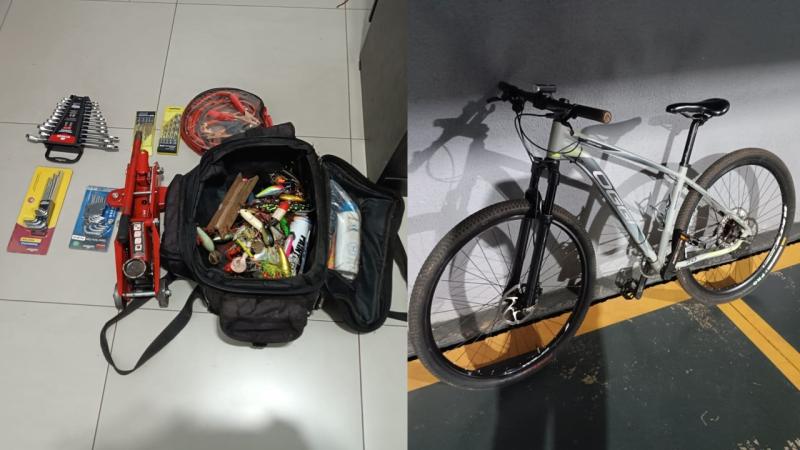 LS: Ladrão é preso em flagrante após praticar furto em condomínio