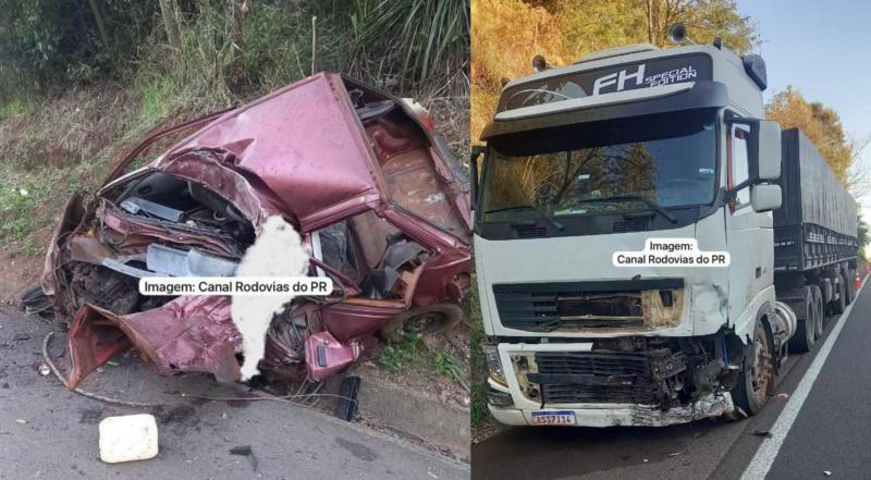 Guaraniaçu: Dois condutores morrem em dois acidentes na BR 277 