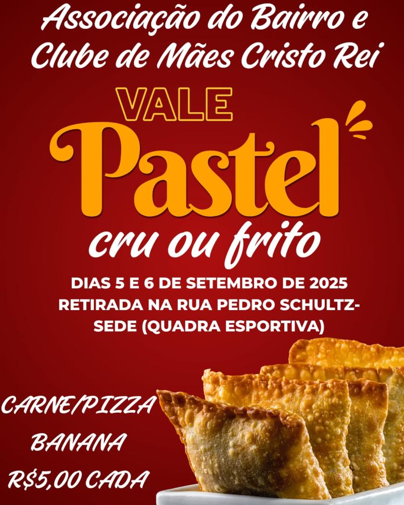 Associação de Moradores e Clube de Mães promovem pastelada no Bairro Cristo Rei