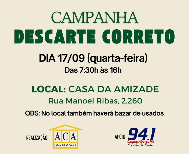 LS: Dia 17 tem Coleta do Lixo Eletroeletrônico 