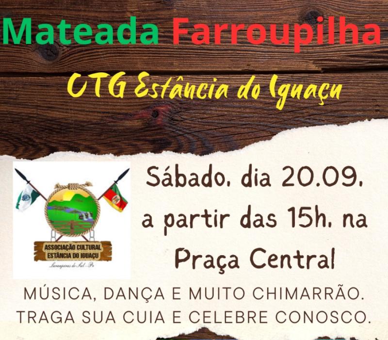 LS: Sábado vai ter Mateada Farroupilha na praça