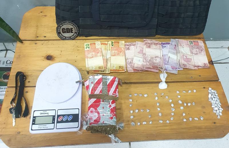 LS: PC prende casal de traficantes e apreende grande quantidade de drogas