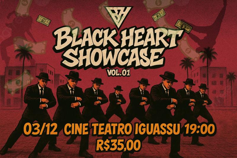 LS: Black Heart apresenta espetáculo nesta quarta, 3