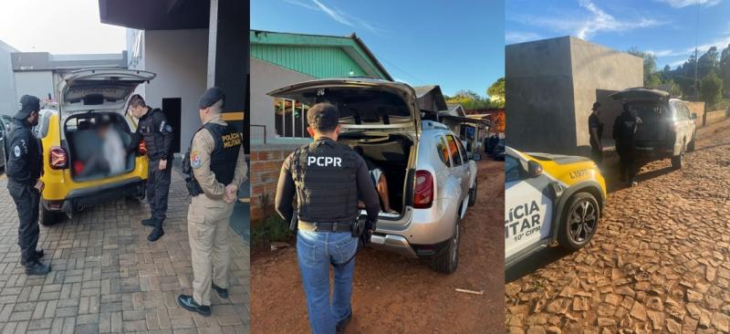 LS: Quatros pessoas são presas e uma adolescente é apreendida, suspeitos de tráfico de drogas