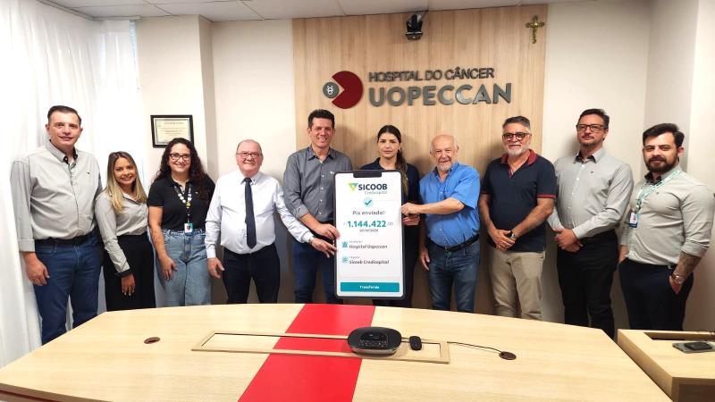 Sicoob Credicapital destina mais de R$ 1,1 milhão para ampliação da radioterapia do Complexo do Hospital Uopeccan 