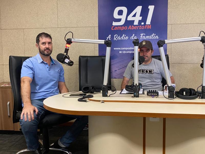 Secretário de Saúde de Laranjeiras do Sul participa do Alegria Geral na Campo Aberto 