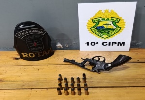 N. Laranjeiras: Homem é preso em posto de combustível portando revólver cal. 38 