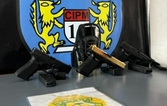 LS: Mulher é presa com três pistolas e seis carregadores na rodoviária municipal