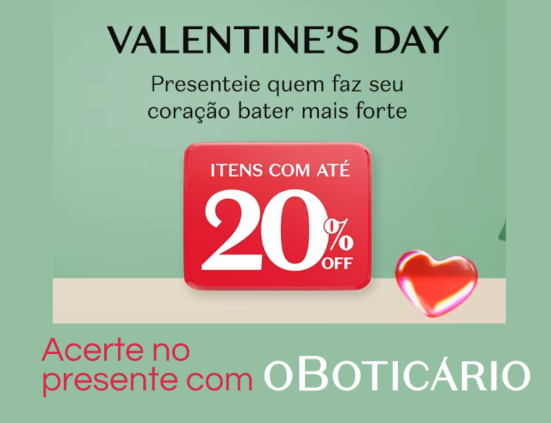 O Boticário lança ofertas especiais e parcelamento em até 6x sem juros