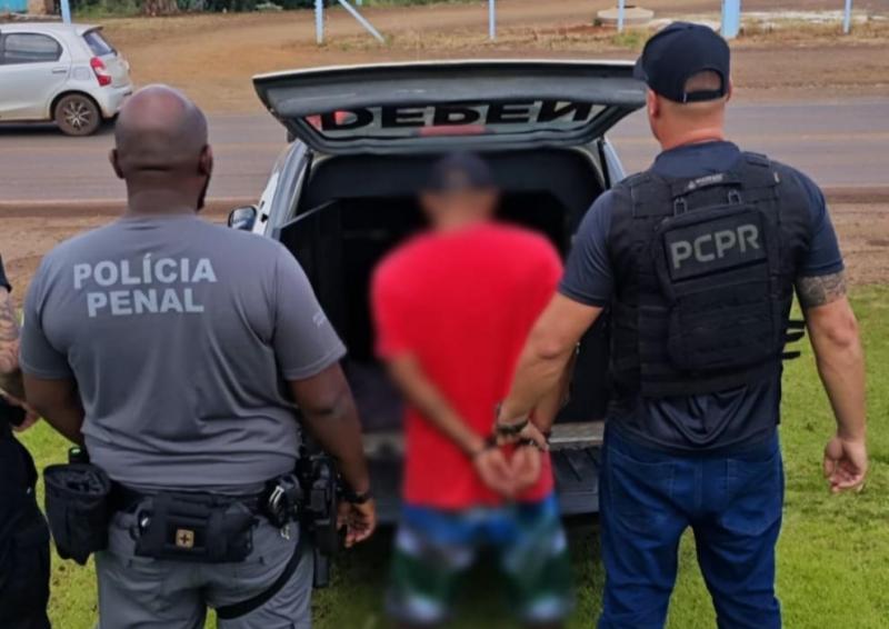 RBI: Polícias Civil e Penal prendem foragido da cidade de São João 