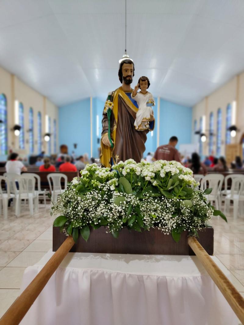 2º Dia do Tríduo em Honra a São José reúne centenas de fiéis em Laranjeiras do Sul