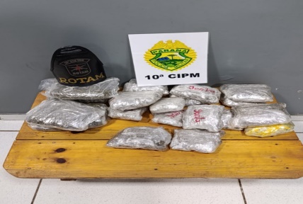 Cantagalo: Dois indivíduos foram presos transportando drogas em ônibus interestadual