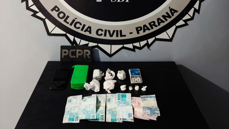 LS: Polícia Civil prende apreende drogas e prende traficante na Vila Palmeiras