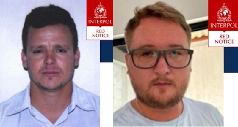 Dois laranjeirenses estão na lista de paranaenses na Difusão Vermelha da Interpol
