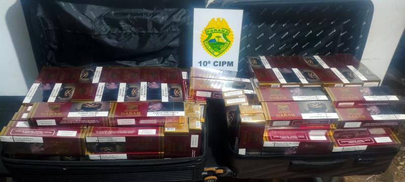 LS: Mulher é detida com duas malas carregadas com cigarros contrabandeados