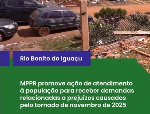 RBI: Ministério Público retorna ao município para atender moradores afetados pelo tornado
