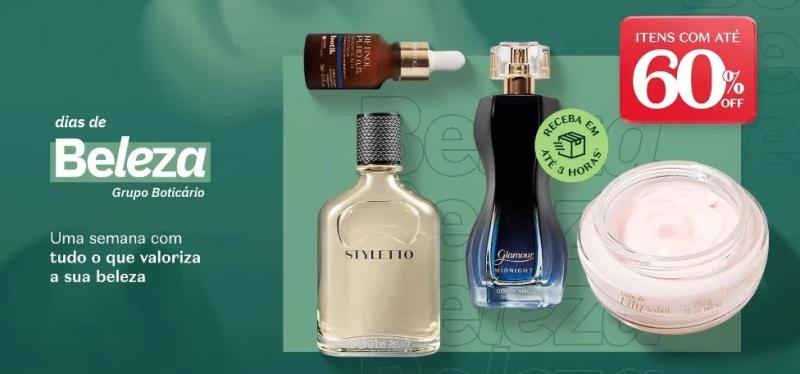 O Boticário de Laranjeiras do Sul apresenta terceira edição do “Dias de Beleza” com mais de 300 produtos em promoção