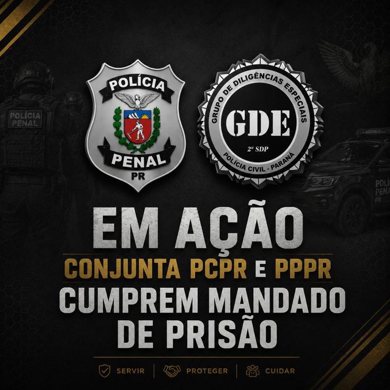 LS: Polícias Civil e Penal cumprem mandado de prisão e prendem indivíduo