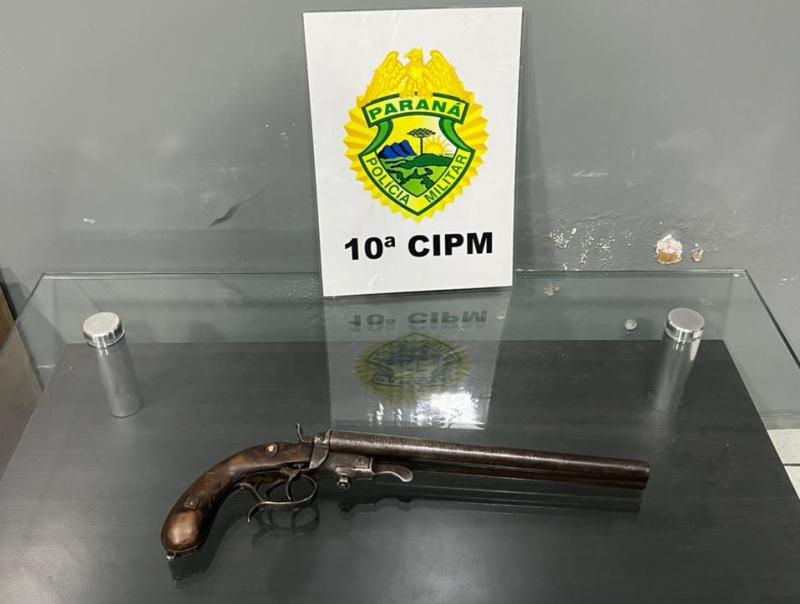 Marquinho: Indivíduo é preso portando garrucha em festa do município