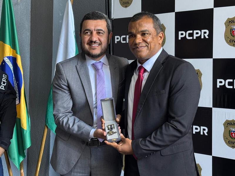 LS: Delegado Denival Liandro recebe homenagem pelo trabalho prestado frente à Polícia Civil