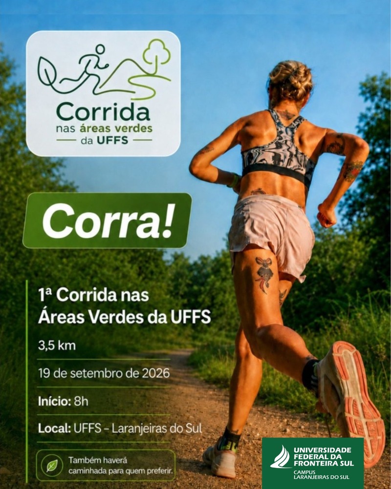 UFFS realiza a 1ª Corrida nas áreas verdes