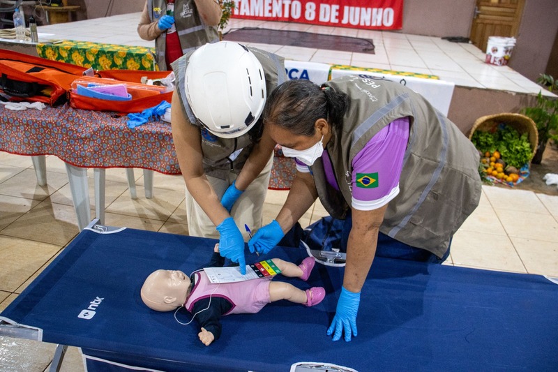 FioCruz e Força Nacional do SUS formam 1ª turma de brigadistas populares para atuar em catástrofes climáticas 