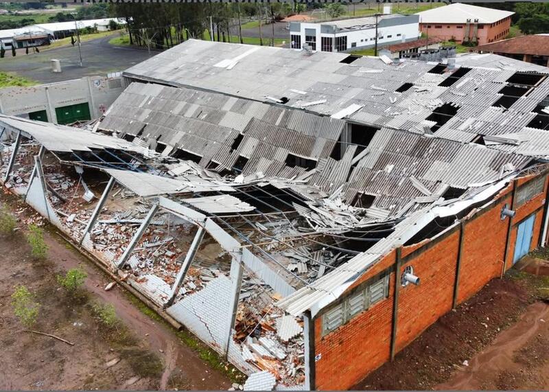 Simepar confirma: fenômeno que atingiu Laranjeiras do Sul não foi tornado