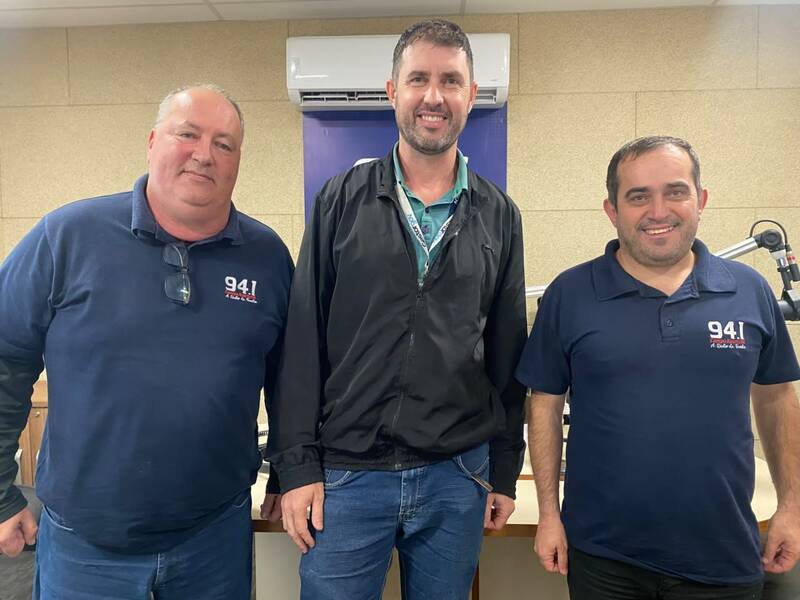 Secretário de Saúde de Laranjeiras do Sul visita Campo Aberto FM e destaca ações da pasta