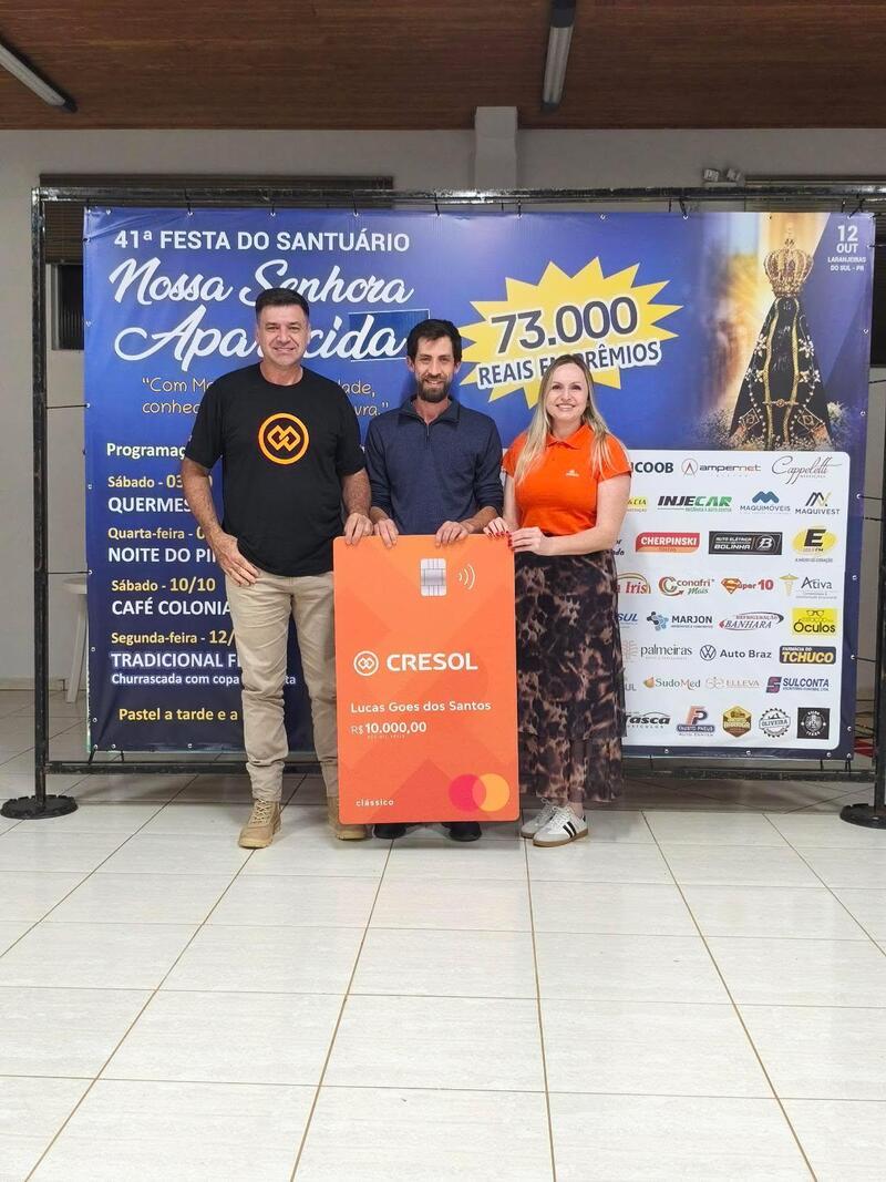 Santuário de Laranjeiras do Sul entregou os prêmios da Contribuição Premiada da Festa em louvor à Nossa Senhora Aparecida 