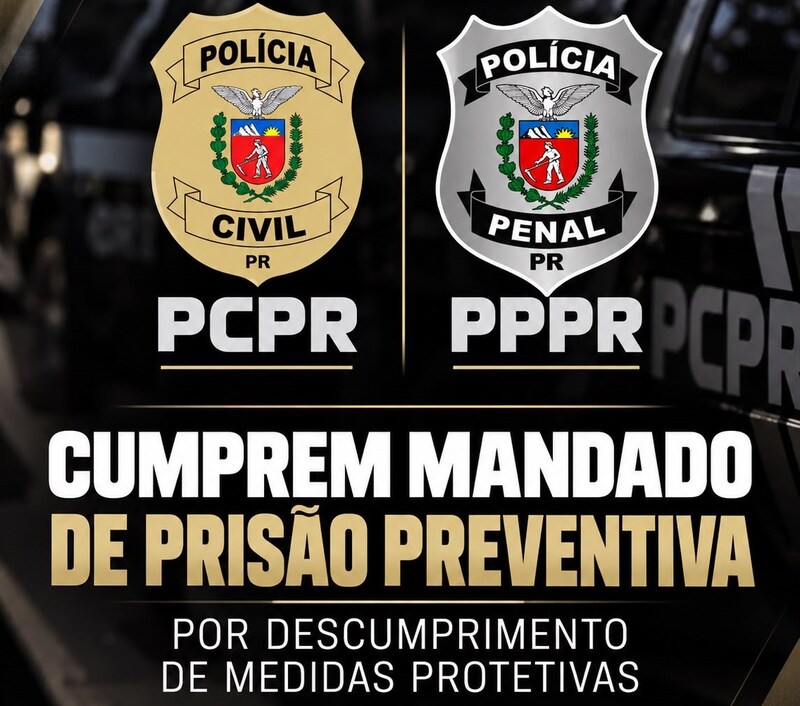 LS: Polícias Civil e Penal prendem homem por descumprimento de medida protetiva